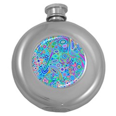 Tribal Pattern Pattern Round Hip Flask (5 Oz) by Semog4