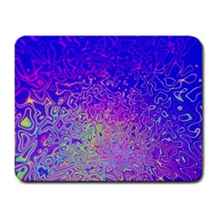 Psychedelic Retrovintage Colorful Small Mousepad by Semog4