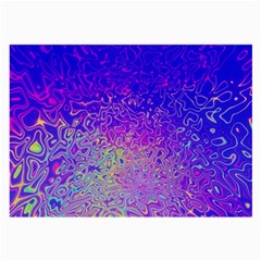 Psychedelic Retrovintage Colorful Large Glasses Cloth (2 Sides)