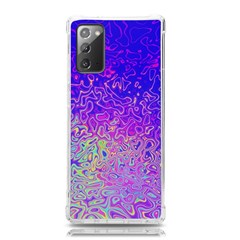 Psychedelic Retrovintage Colorful Samsung Galaxy Note 20 Tpu Uv Case by Semog4