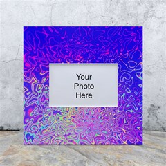 Psychedelic Retrovintage Colorful White Box Photo Frame 4  X 6  by Semog4