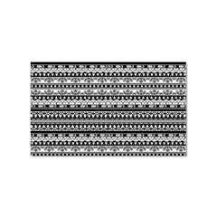 Tribal Zentangle Line Pattern Sticker (rectangular) by Semog4