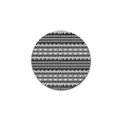 Tribal Zentangle Line Pattern Golf Ball Marker (4 Pack) by Semog4