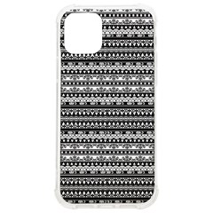 Tribal Zentangle Line Pattern Iphone 12/12 Pro Tpu Uv Print Case