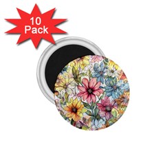 Flower Nature Floral Spring 1 75  Magnets (10 Pack)  by Semog4