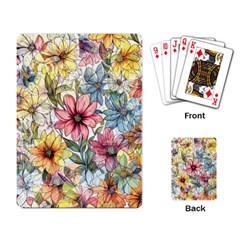 Flower Nature Floral Spring Playing Cards Single Design (rectangle)