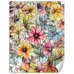 Flower Nature Floral Spring Canvas 12  X 16  by Semog4