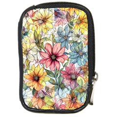 Flower Nature Floral Spring Compact Camera Leather Case by Semog4