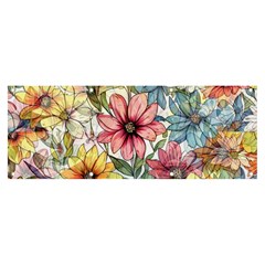 Flower Nature Floral Spring Banner And Sign 8  X 3  by Semog4