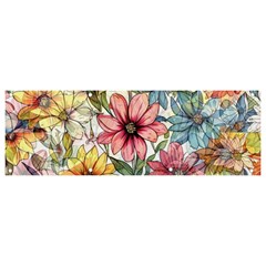 Flower Nature Floral Spring Banner And Sign 9  X 3  by Semog4