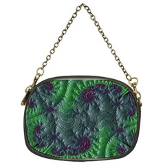 Fractal Floral Background Planetary Chain Purse (one Side) by Semog4