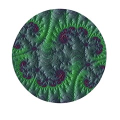 Fractal Floral Background Planetary Mini Round Pill Box (pack Of 3) by Semog4