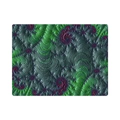 Fractal Floral Background Planetary One Side Premium Plush Fleece Blanket (mini)