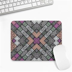 Mandala Decoration Floral Flower Small Mousepad by Semog4