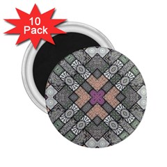 Mandala Decoration Floral Flower 2 25  Magnets (10 Pack)  by Semog4