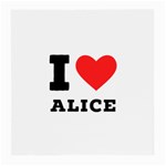 I love alice Medium Glasses Cloth (2 Sides) Front