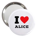 I love alice 3  Handbag Mirrors Front