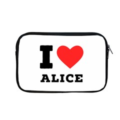 I Love Alice Apple Macbook Pro 13  Zipper Case by ilovewhateva