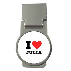 I love Julia  Money Clips (Round) 