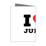 I love Julia  Mini Greeting Card Right