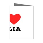 I love Julia  Mini Greeting Cards (Pkg of 8) Left