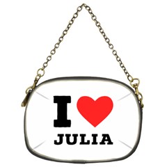 I love Julia  Chain Purse (Two Sides)