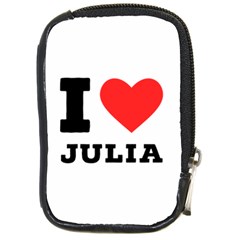 I Love Julia  Compact Camera Leather Case by ilovewhateva