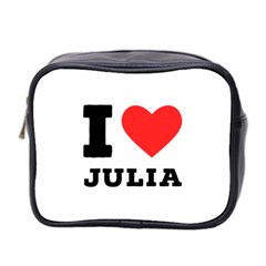 I Love Julia  Mini Toiletries Bag (two Sides) by ilovewhateva