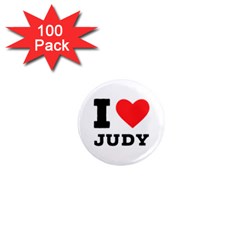 I Love Judy 1  Mini Magnets (100 Pack)  by ilovewhateva