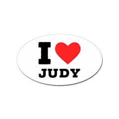 I Love Judy Sticker (oval) by ilovewhateva