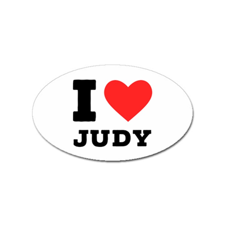 I love judy Sticker Oval (100 pack)