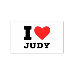 I Love Judy Sticker Rectangular (10 Pack) by ilovewhateva