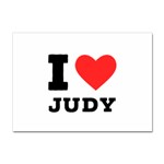 I love judy Sticker A4 (10 pack) Front