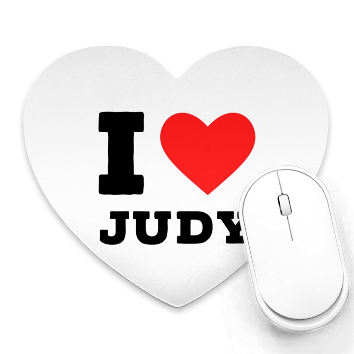 I love judy Heart Mousepad