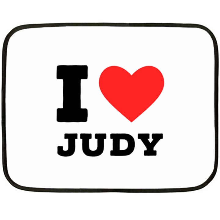 I love judy One Side Fleece Blanket (Mini)