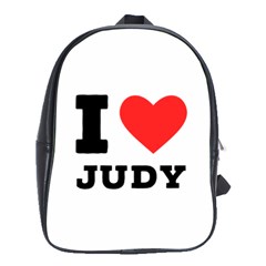 I Love Judy School Bag (large) by ilovewhateva