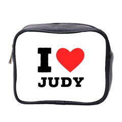 I Love Judy Mini Toiletries Bag (two Sides) by ilovewhateva