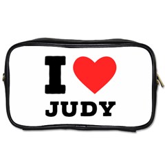 I Love Judy Toiletries Bag (two Sides) by ilovewhateva