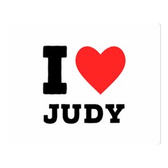 I Love Judy Premium Plush Fleece Blanket (large) by ilovewhateva