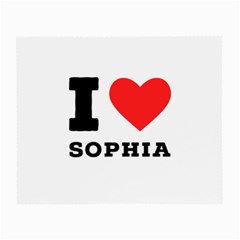 I Love Sophia Small Glasses Cloth (2 Sides) by ilovewhateva