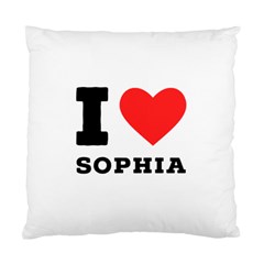 I Love Sophia Standard Cushion Case (one Side) by ilovewhateva