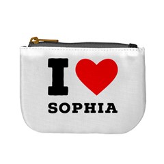 I Love Sophia Mini Coin Purse by ilovewhateva