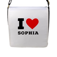 I Love Sophia Flap Closure Messenger Bag (l) by ilovewhateva