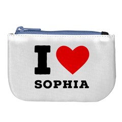 I Love Sophia Large Coin Purse