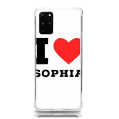 I love sophia Samsung Galaxy S20Plus 6.7 Inch TPU UV Case