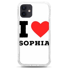 I love sophia iPhone 12 mini TPU UV Print Case	