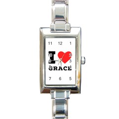 F386086d-cb60-4690-97fa-e262e383f966 Rectangle Italian Charm Watch by ilovewhateva