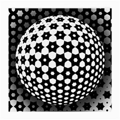 Sphere Spherical Circular Monochrome Circle Art Medium Glasses Cloth (2 Sides)