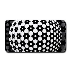 Sphere Spherical Circular Monochrome Circle Art Medium Bar Mat