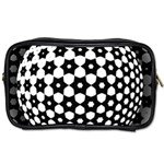 Sphere Spherical Circular Monochrome Circle Art Toiletries Bag (One Side) Front